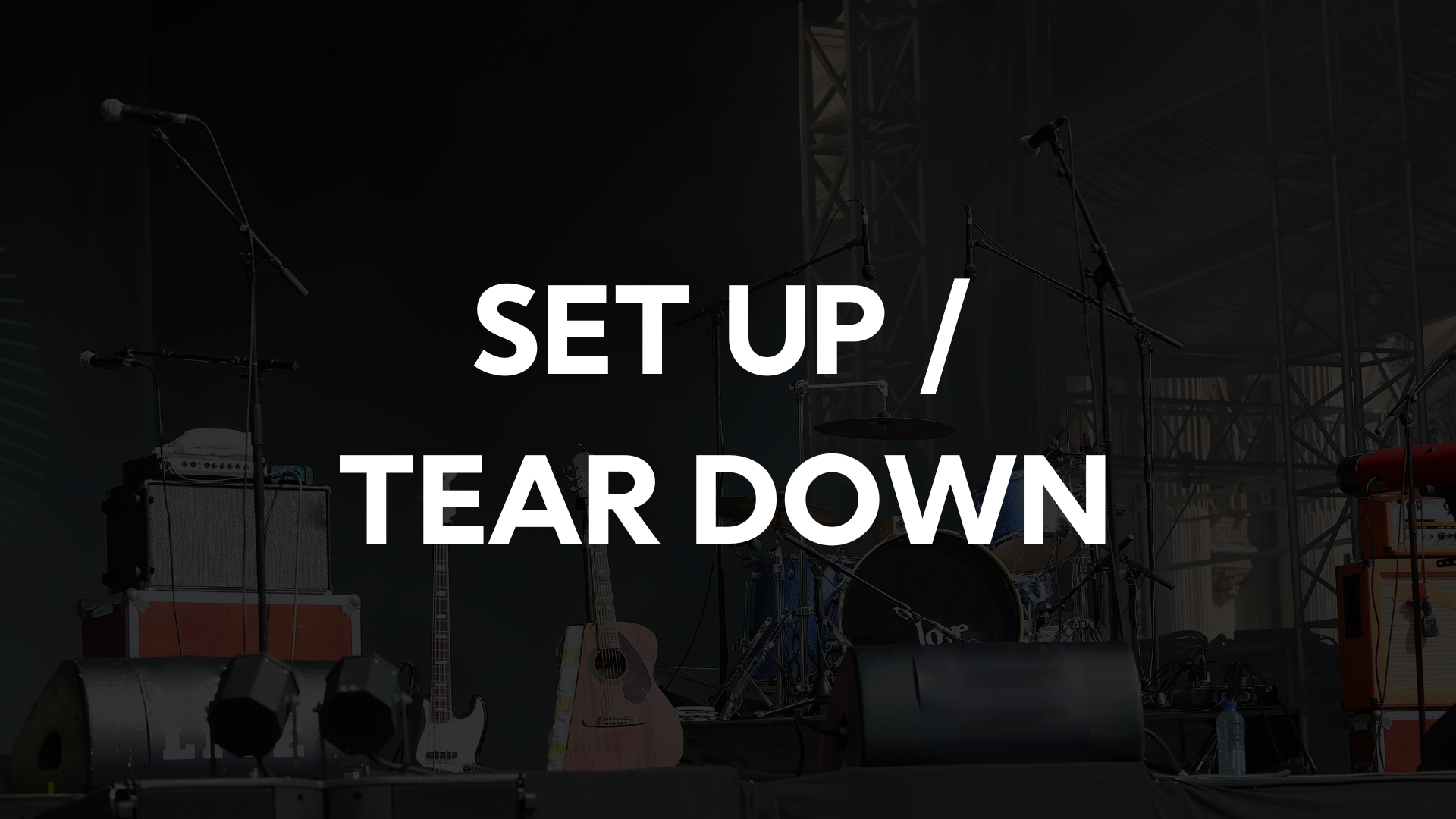 Image for Set Up-Tear Down